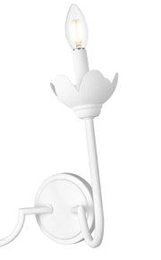 Allistair 2 Light 15" Wall Sconce in Tundra White