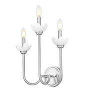 Allistair 3 Light 15" Wall Sconce in Brushed Nickel