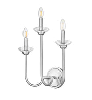 Allistair 3 Light 15" Wall Sconce in Brushed Nickel
