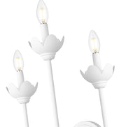 Allistair 3 Light 15" Wall Sconce in Tundra White