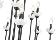 Allistair 16 Light 56" Linear Pendant in Matte Black