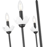 Allistair 5 Light 24" Chandelier in Matte Black