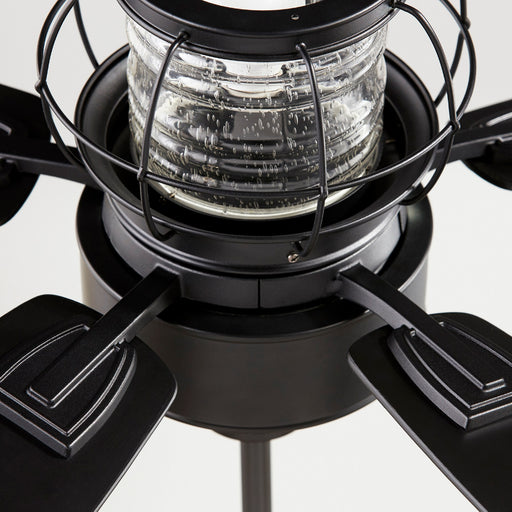 Galveston 52" 5-Blade Ceiling Fan in Textured Black