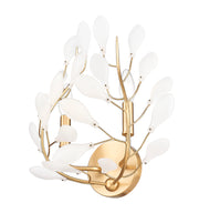Claudine 2 Light 14.5" Wall Sconce in Modern Gold