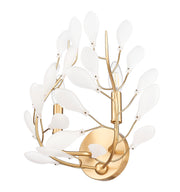 Claudine 2 Light 14.5" Wall Sconce in Modern Gold