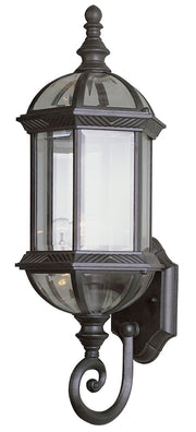 Wentworth 22.25" Outdoor Wall Lantern in Black