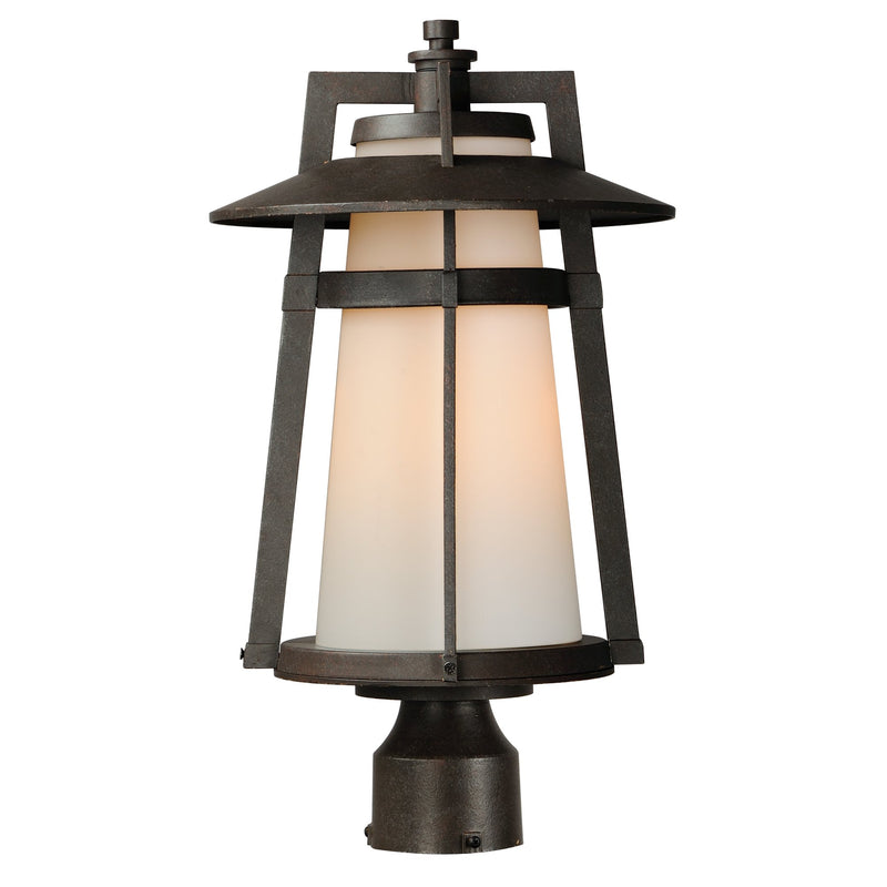 Calistoga 1 Light Outdoor Post Lantern in Adobe