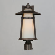 Calistoga 1 Light Outdoor Post Lantern in Adobe