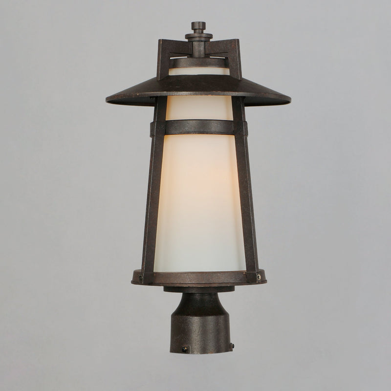 Calistoga 1 Light Outdoor Post Lantern in Adobe