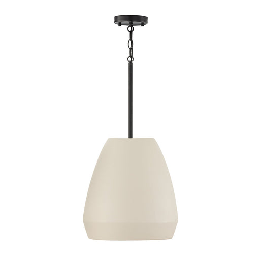 Della Large Pendant in Terracotta Ivory