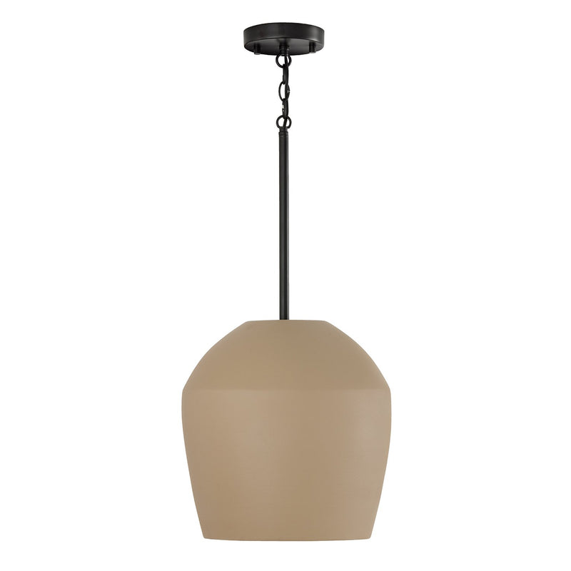 Della Medium Pendant in Terracotta Sand