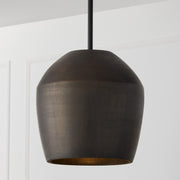Della Medium Pendant in Terracotta Umber