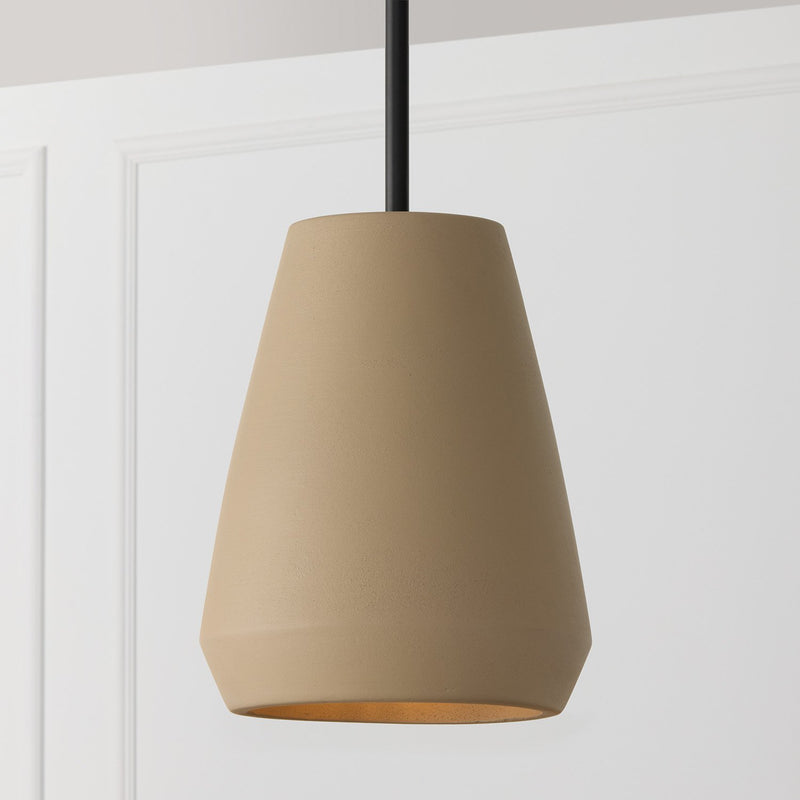 Della Mini Pendant in Terracotta Sand