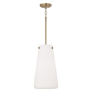 Averitt Mini Pendant in Aged Brass