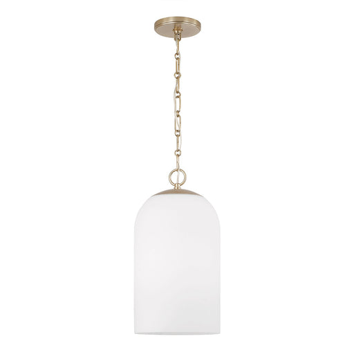 Cleo Mini Pendant in Matte Brass