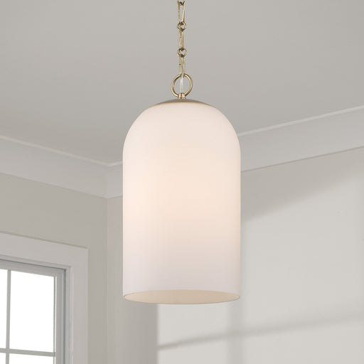 Cleo Mini Pendant in Matte Brass