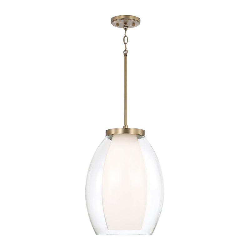 Joss Pendant in Aged Brass