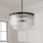Vaughn 3-Light Convertible Pendant in Oil Rubbed Bronze
