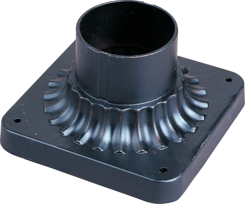 Outdoor Essentials Cast Pier Mount in Oriental Bronze