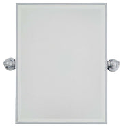Pivoting Mirrors 23.5" Rectangular Mirror in Chrome