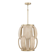 Willa Pendant in Matte Brass