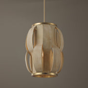 Willa Pendant in Matte Brass