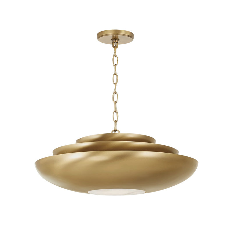 Gia Pendant in Aged Brass