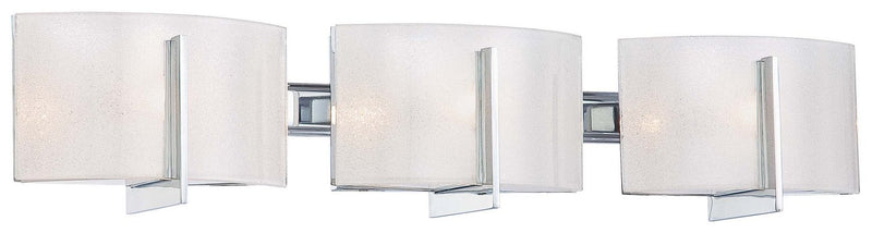 Clarté 3-Light Bath Vanity Light in Chrome