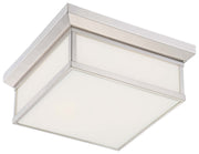 Daventry Bath 2-Light Flush Mount in Polished Nickel