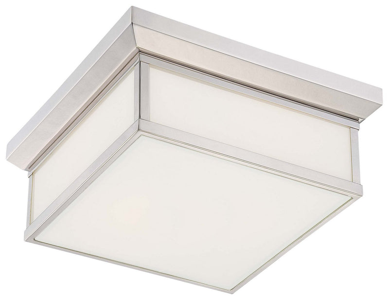 Daventry Bath 2-Light Flush Mount in Polished Nickel