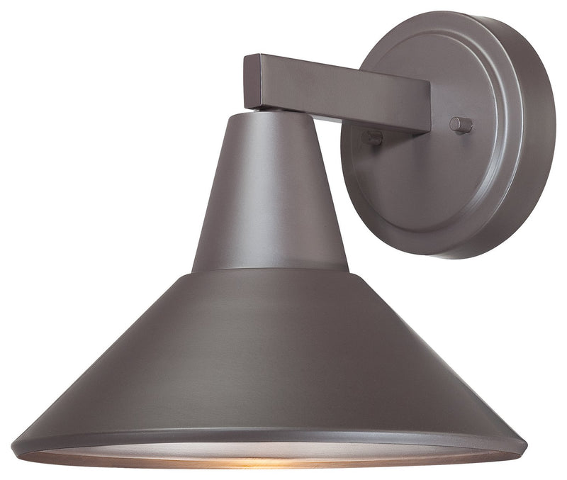 Bay Crest Large Outdoor Wall Sconce in Dorian Bronze