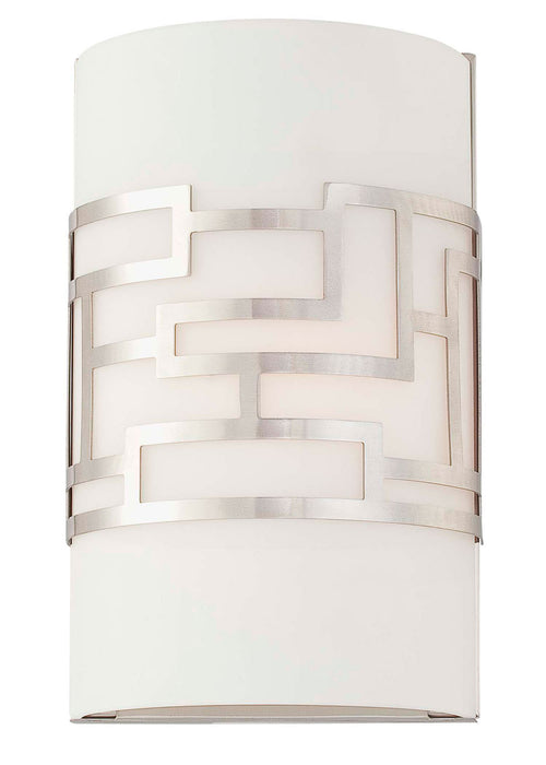 Alecia's Necklace 1-Light Wall Sconce in Brushed Nickel - Lamps Expo