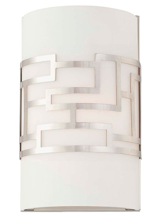 Alecia's Necklace 1-Light Wall Sconce in Brushed Nickel - Lamps Expo