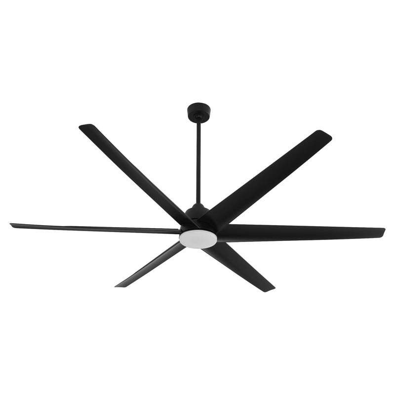 Spree 84" 6-Blade Wet Rated Ceiling Fan in Matte Black