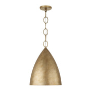 Francesca 13" Pendant in Feathered Gold