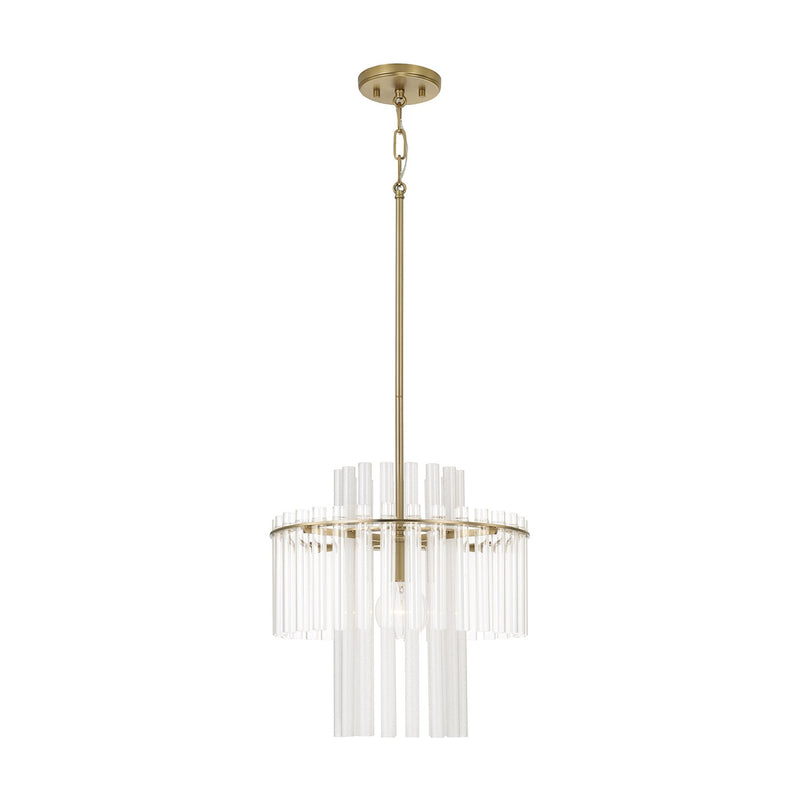 Blair Pendant in Aged Brass
