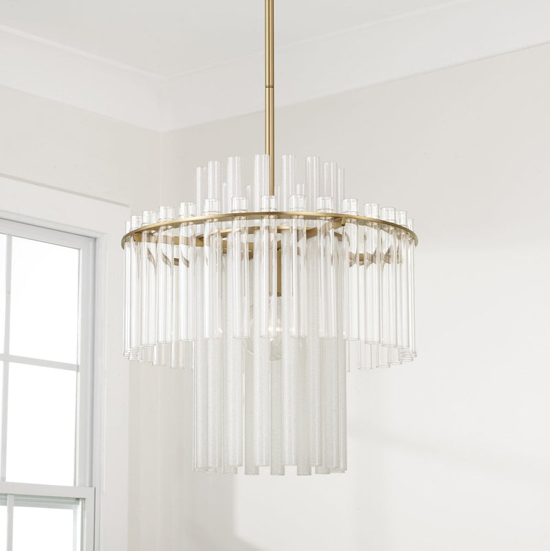 Blair Pendant in Aged Brass