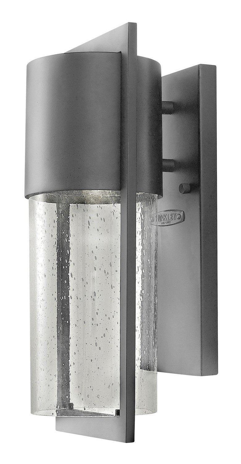 Shelter Medium Outdoor Wall Lantern in Hematite