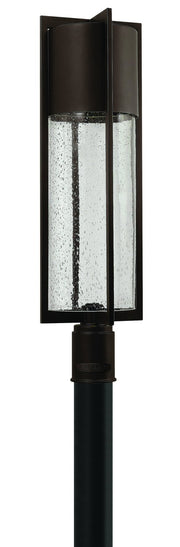 Shelter Outdoor Post Light in Buckeye Bronze