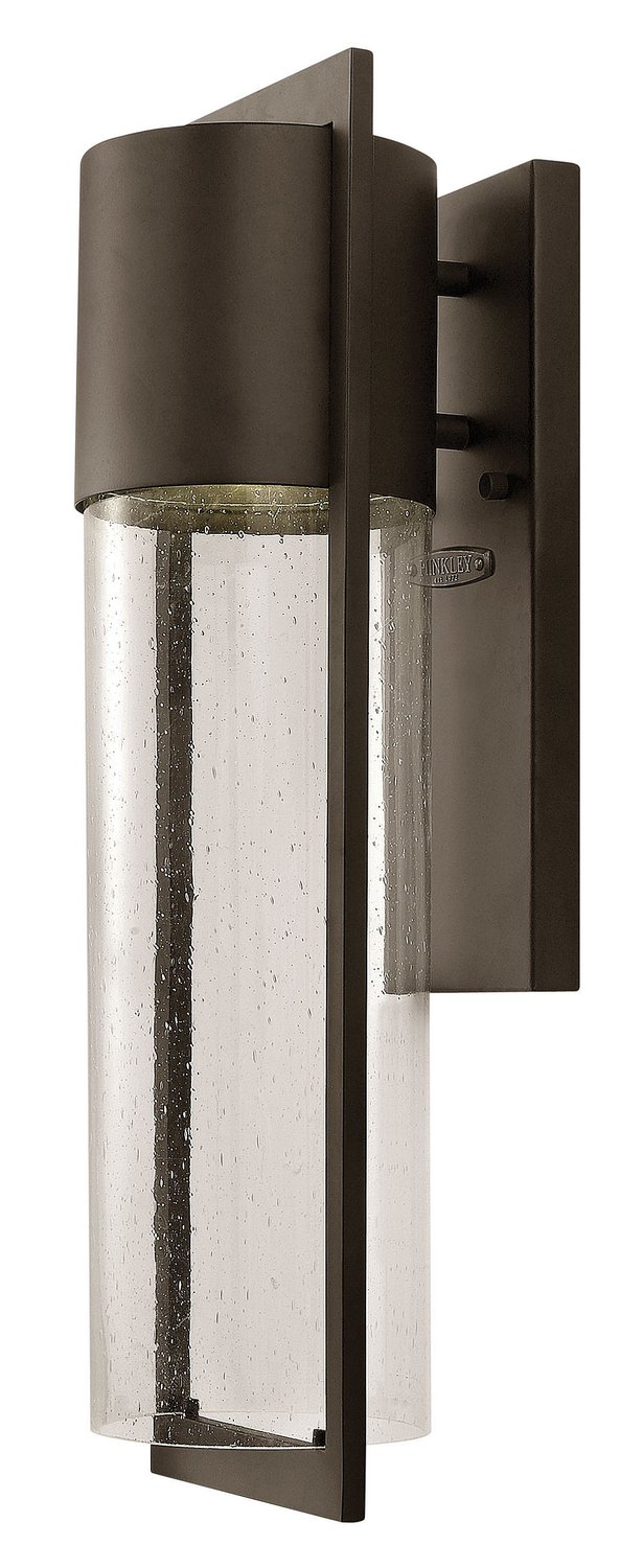Shelter Medium Tall Outdoor Wall Lantern in Buckeye Bronze