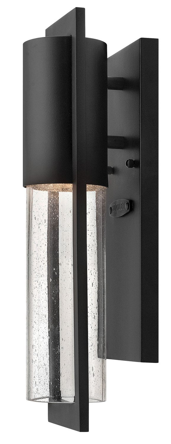 Shelter Small Outdoor Wall Lantern in Black