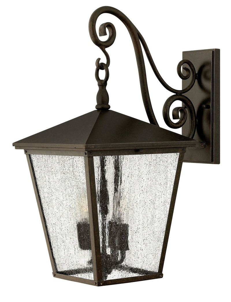 Trellis 4-Light Large Outdoor Wall Lantern in Regency Bronze