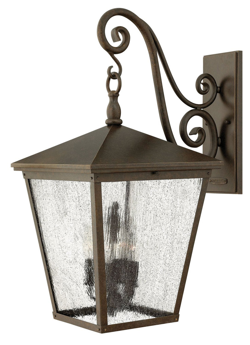 Trellis 4-Light Grande Outdoor Wall Lantern in Regency Bronze