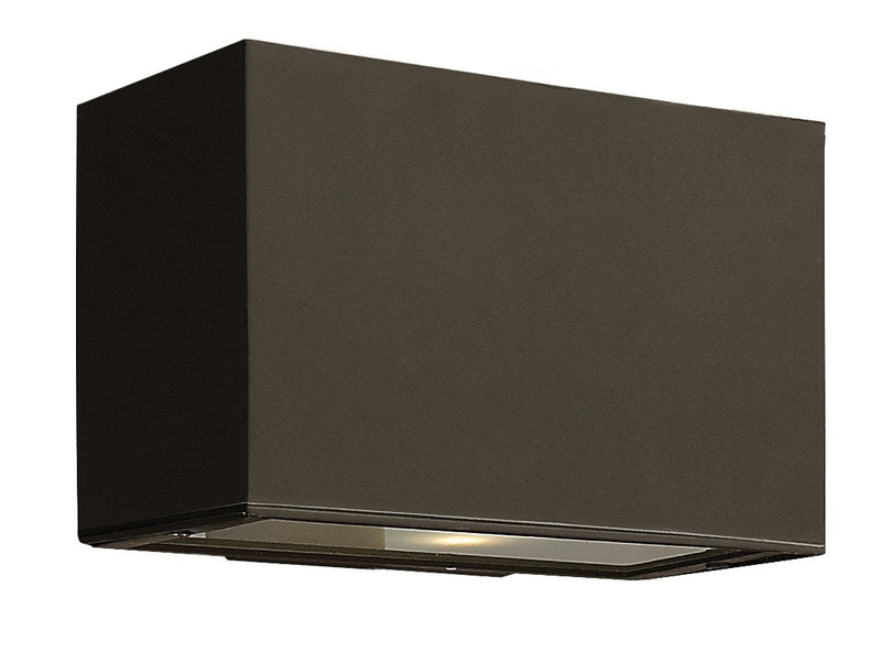Atlantis Small Up and Down Outdoor Wall Sconce in Bronze