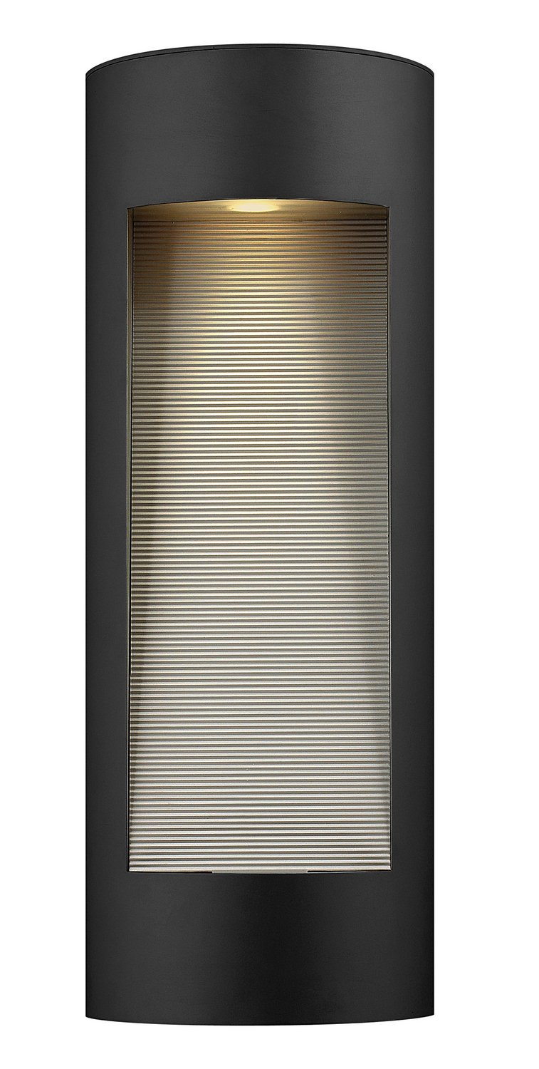 Luna Large Outdoor Wall Sconce in Satin Black