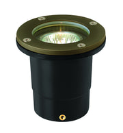 Hardy Island Flat Top Well Light in Matte Bronze - Lamps Expo