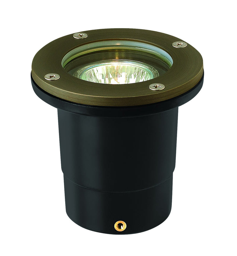 Hardy Island Flat Top Well Light in Matte Bronze