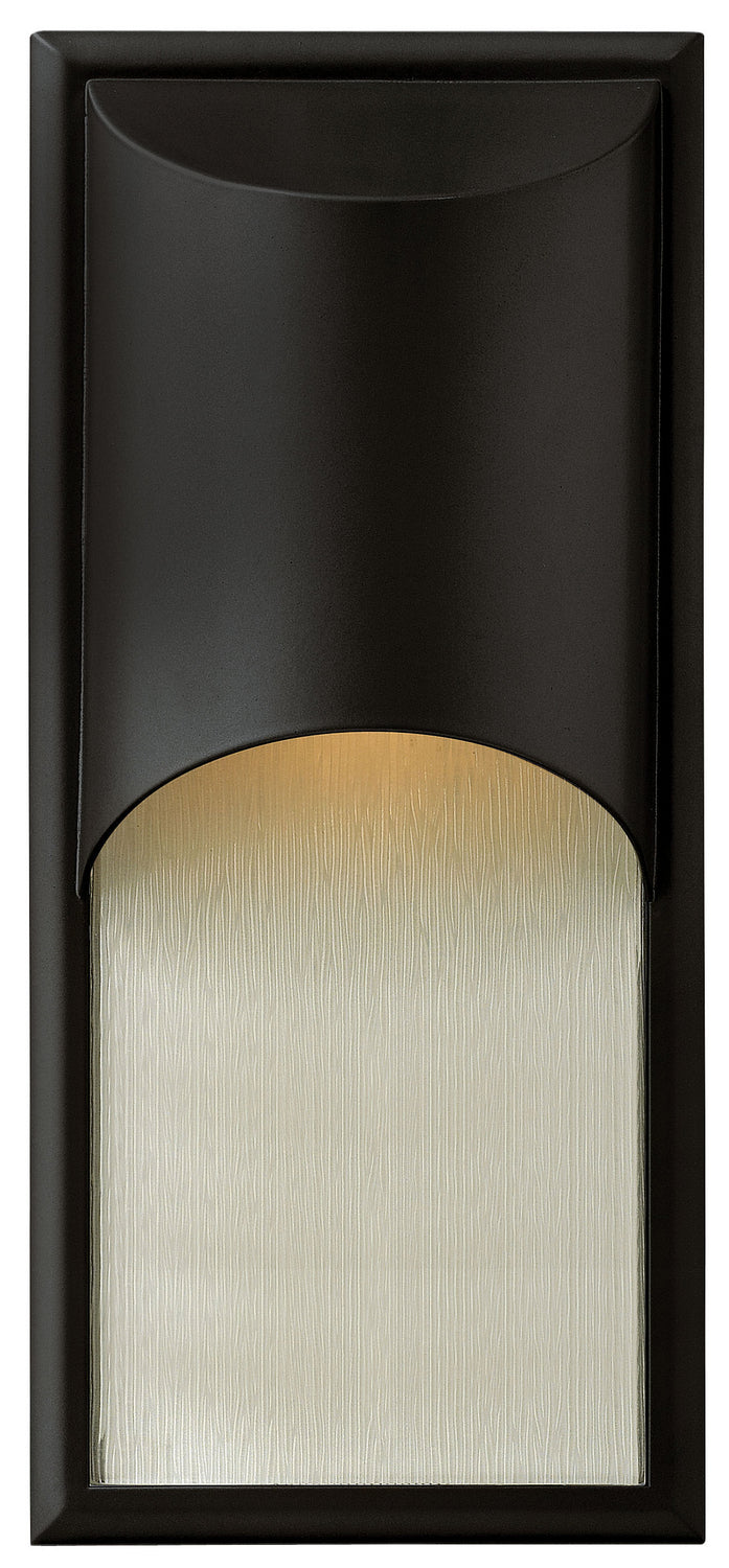 Cascade Medium Wall Mount Lantern in Satin Black