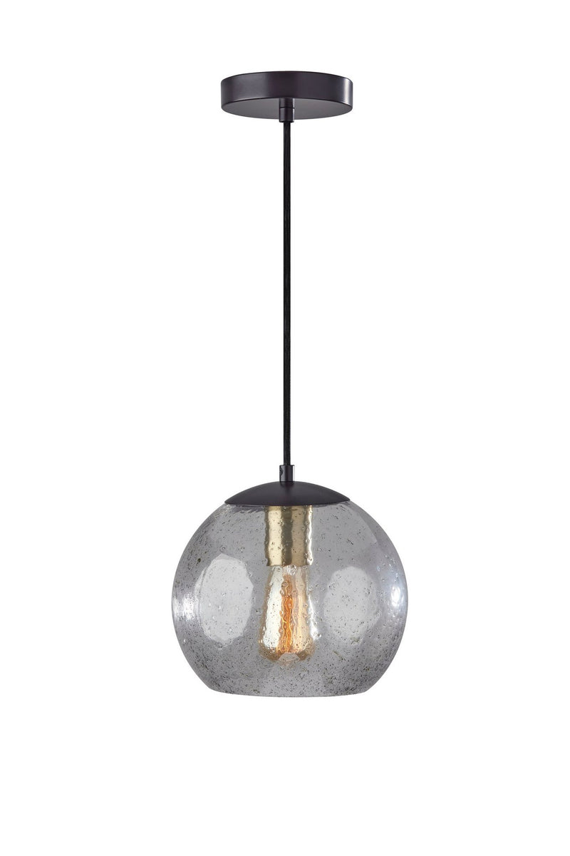 Edie Mini Pendant in Dark Bronze W. Brass