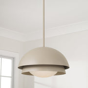 Jensen 17" Pendant in Taupe